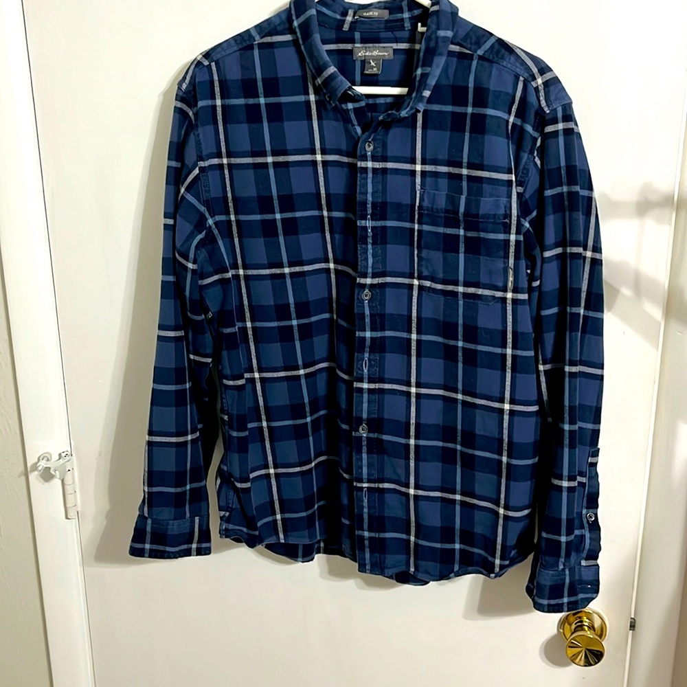 Eddie Bauer flannel men’s classic fit shirt